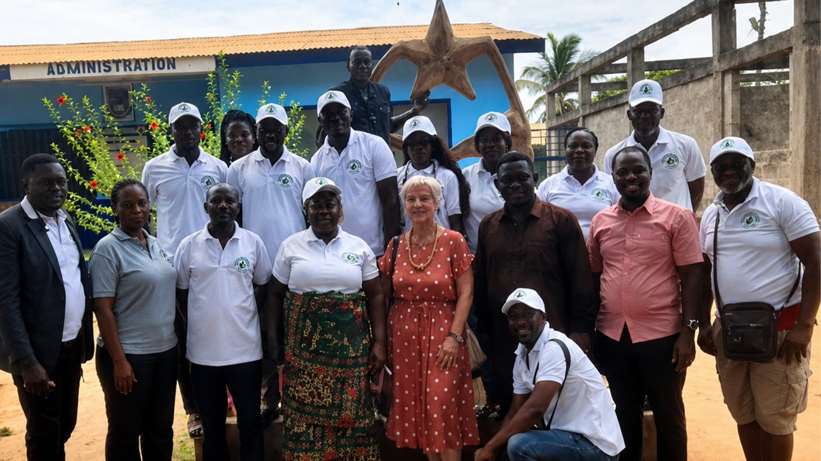 Petra Halbig Of “Friends Without Borders, Ev” Visits Abor, Ghana At The Invitation Of Abor Community Development Association (Acda)